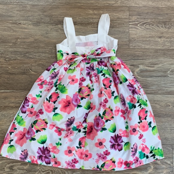 Cherokee Girls Size 7 Special Occasion Dress Floral Wedding Easter Party Holiday - Picture 5 of 5